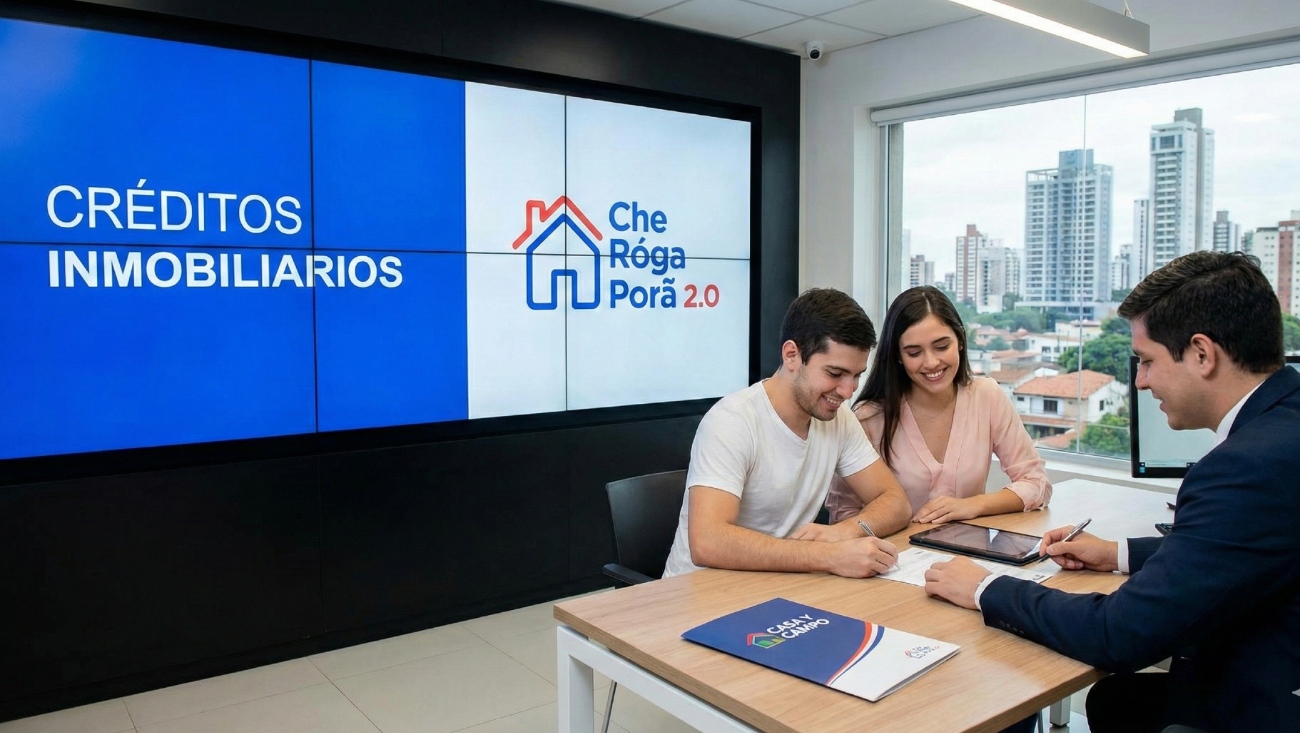 Créditos Inmobiliarios y Che Róga Porã 2.0: Guía práctica para financiar tu casa en Paraguay